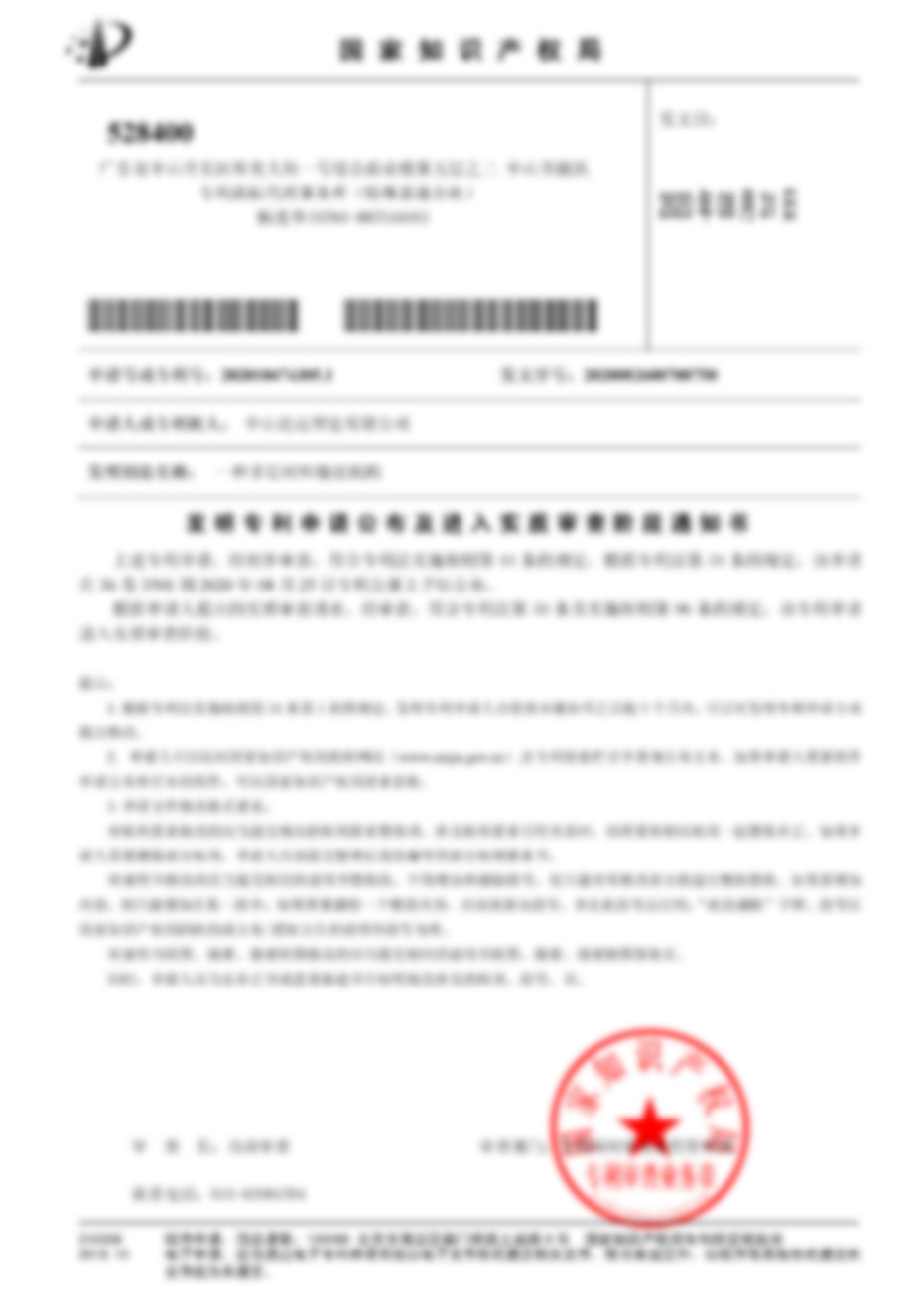 进入实审通知书